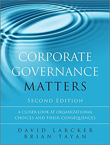 Corporate Governance Matters Cover