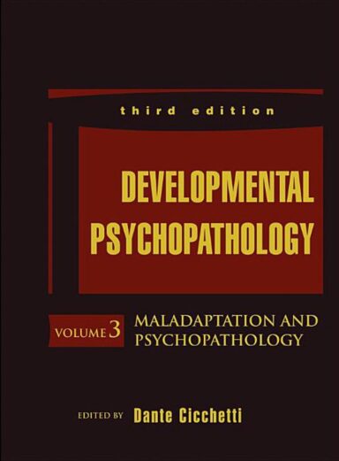 Developmental Psychopathology Cover