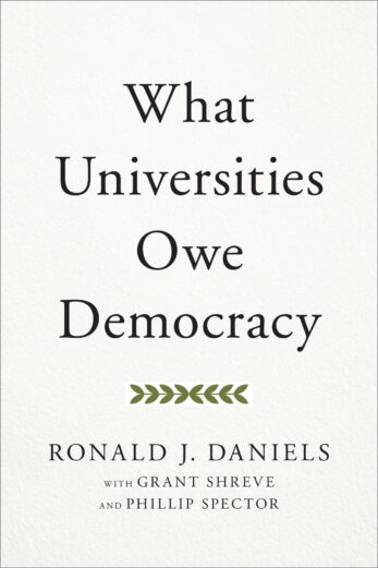 What Universities Owe Democracy Cover