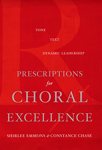 Prescriptions for Choral Excellence cover