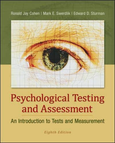 Psychological Testing and Assessment : An Introduction to Tests and Measurement