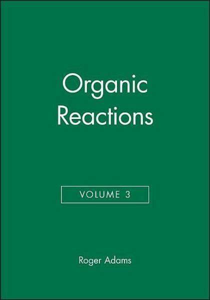 Organic Reactions