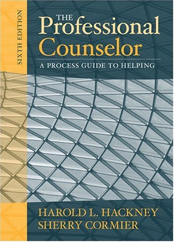 The Professional Counselor: A Process Guide to Helping