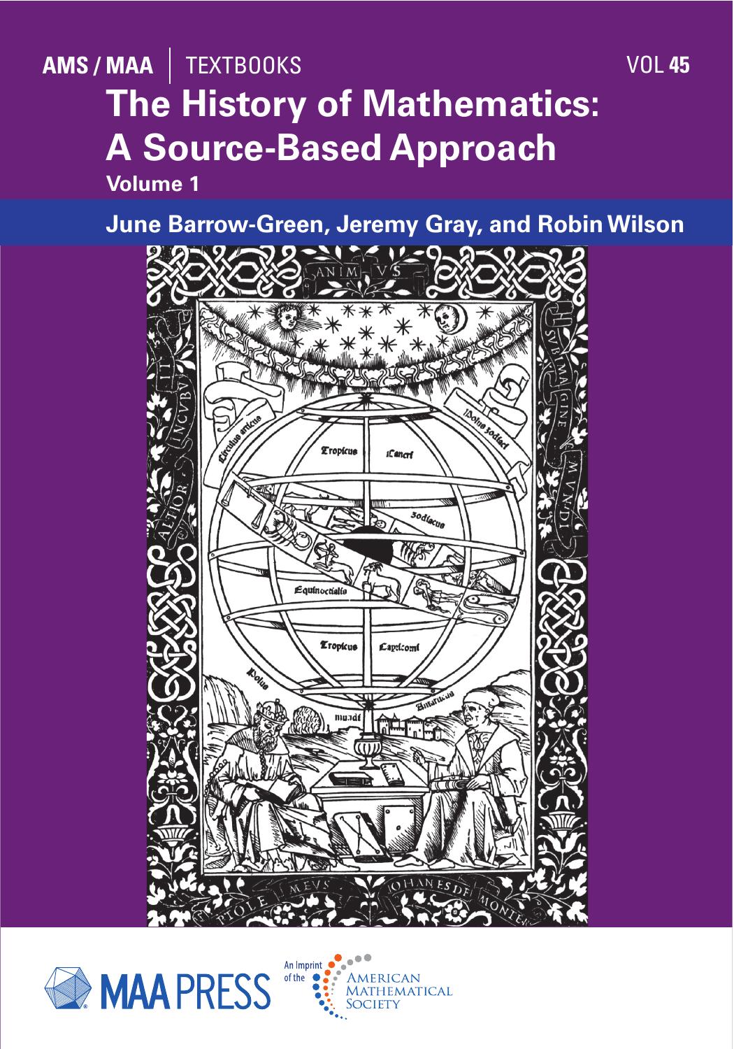 The History of Mathematics: A Source-Based Approach, Vol. 1
