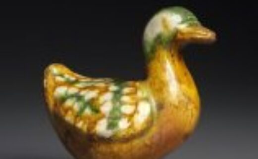 Chinese Earthenware Duck