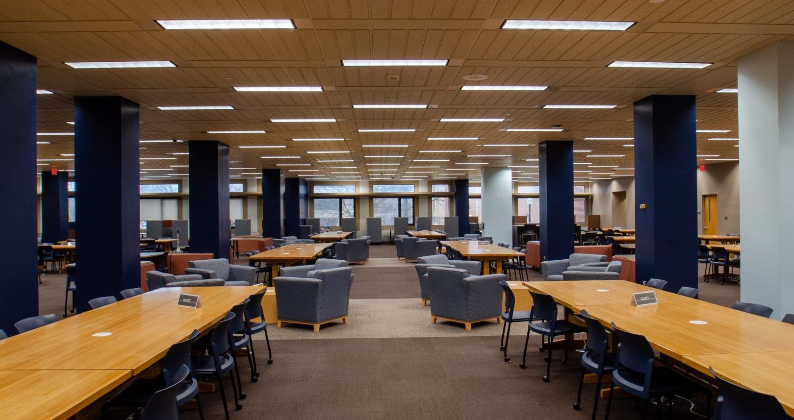 Paul M. and Marion T. Miles Reading Room at hodges library - university of tennessee