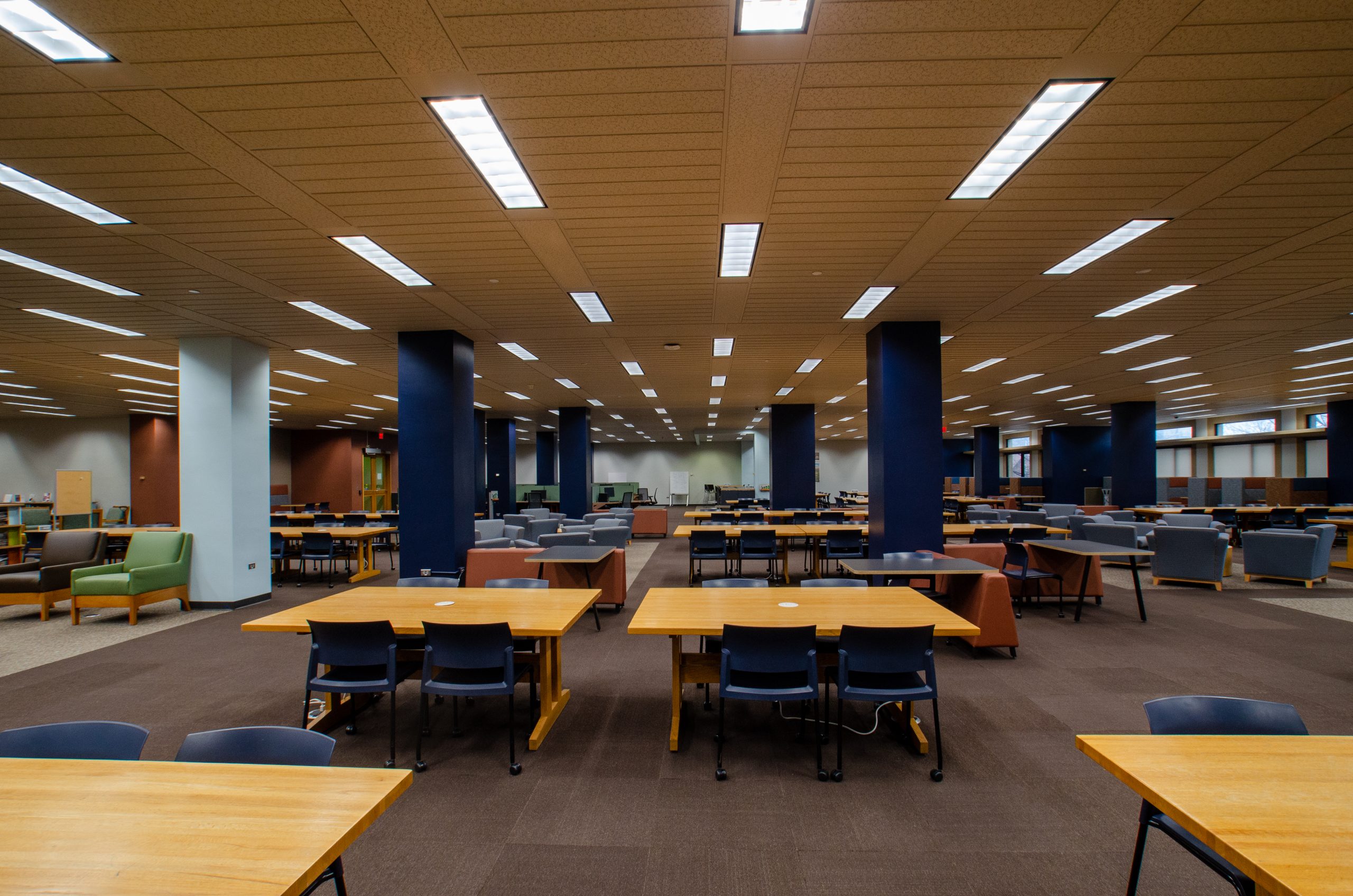 Paul M. and Marion T. Miles Reading Room at hodges library - university of tennessee