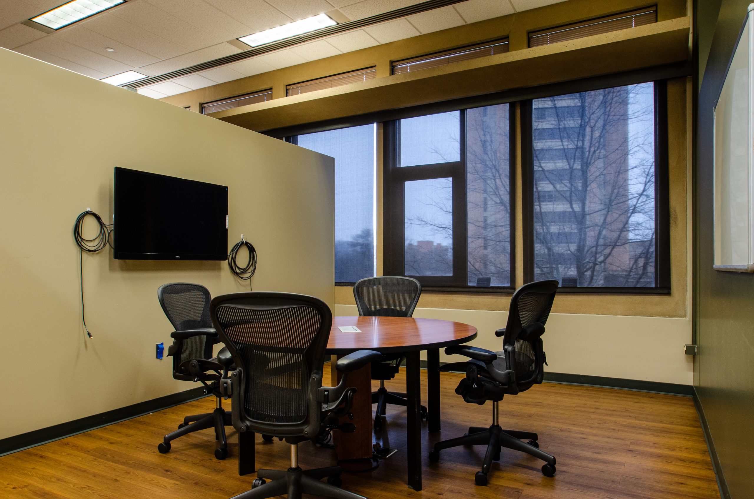 group study room in the commons of hodges library