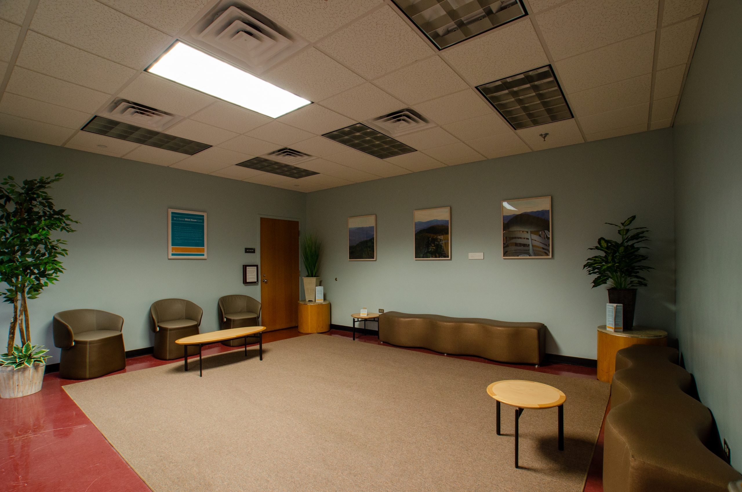 silent room on fifth floor in hodges at ut knoxville