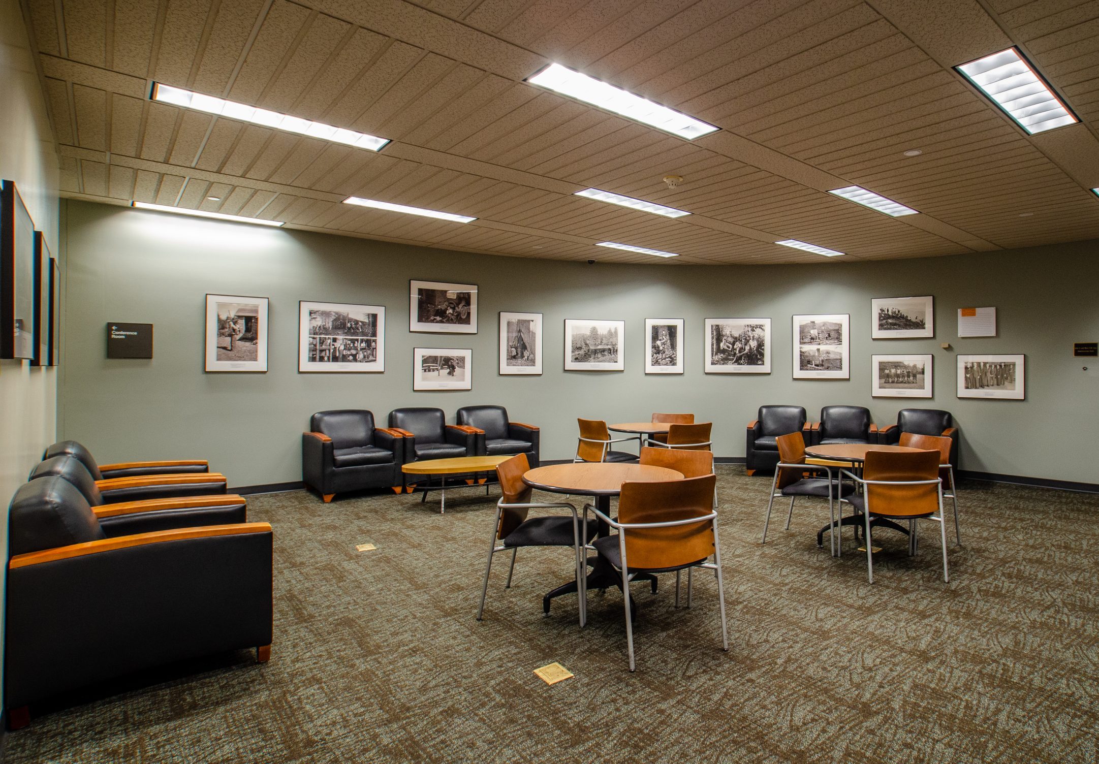sixth floor lounge in hodges library