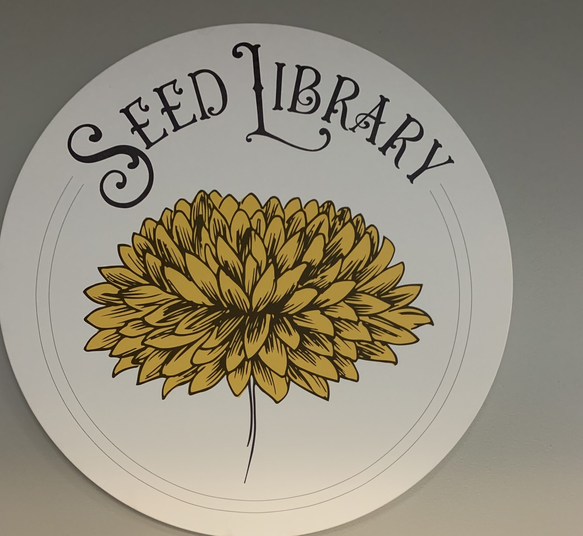 Seed Library Sign